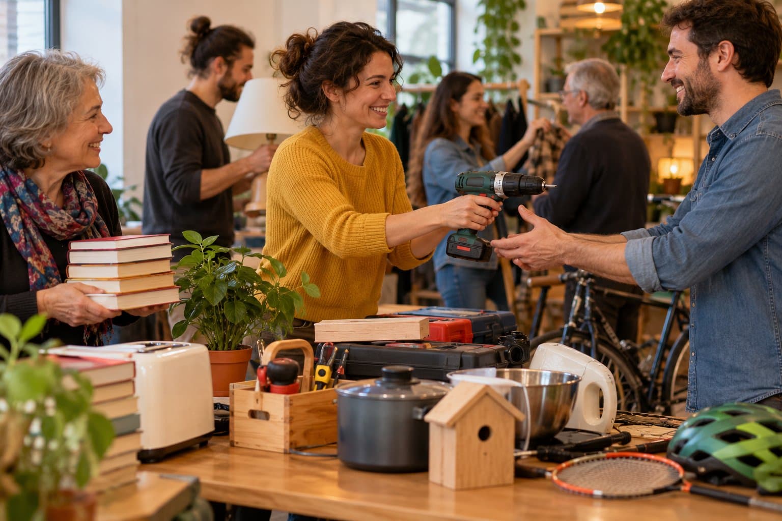 Echange d'objet entre membre